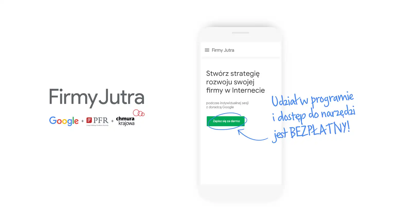 Jak będzie wyglądać Firma Jutra? Nowy program Google, PFR i Chmury Krajowej