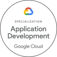 Odznaka Application Development Google Cloud