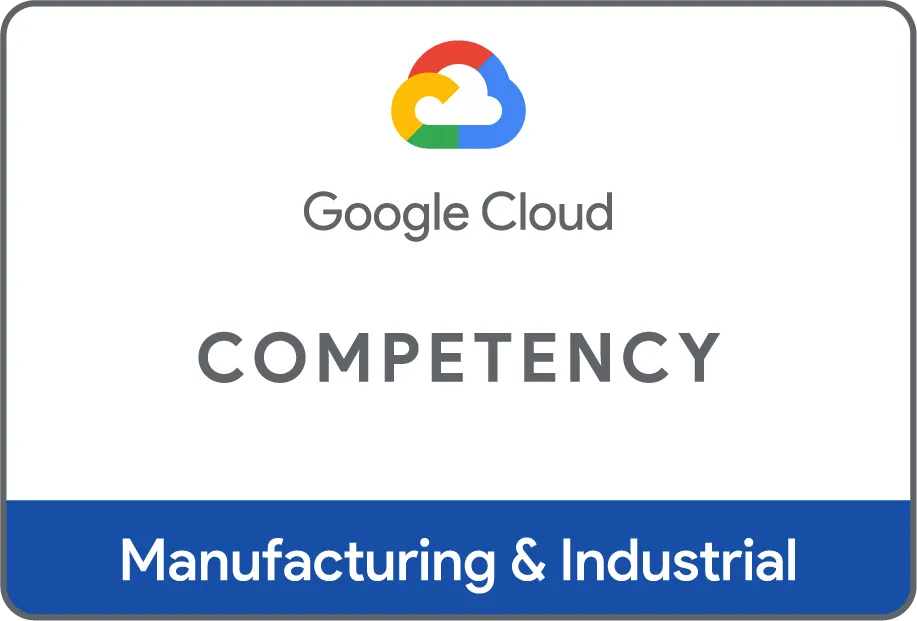 Google Cloud Manufacturing and Industrial Competency badge