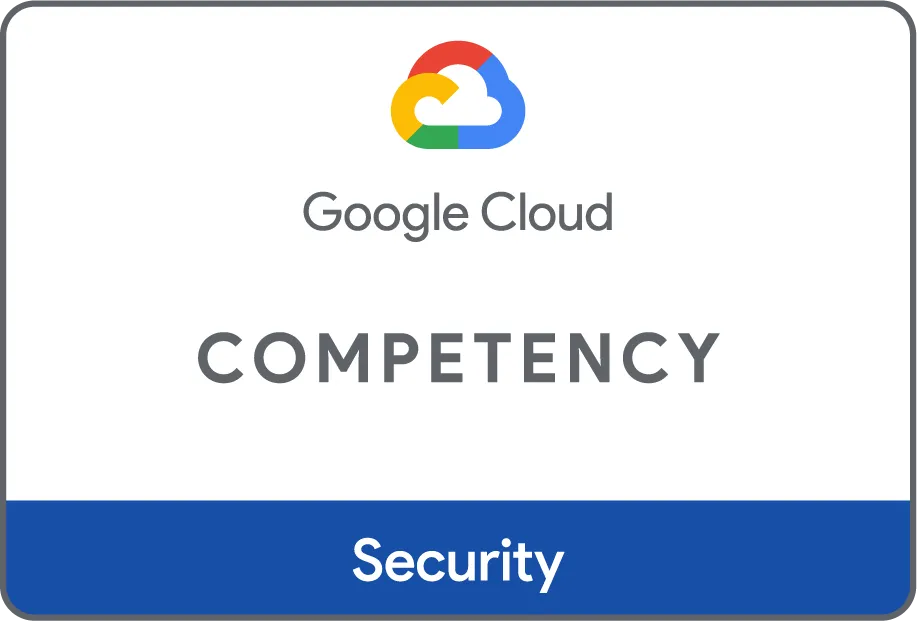 Google Cloud Security Competency badge