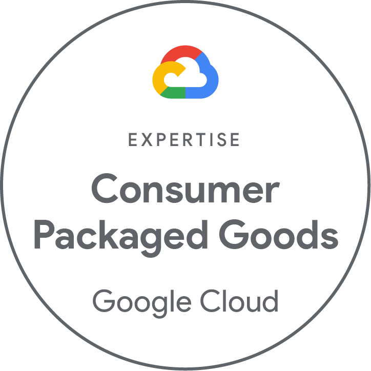 Google Cloud Consumer Packaged Goods Expertise badge