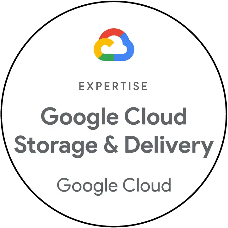 Google Cloud Storage & Delivery Expertise badge