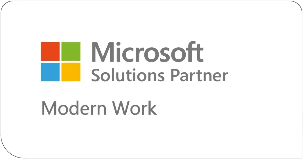 MS Solution Partner Modern Work status bagde